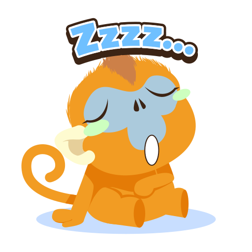Sleep free sticker Sleep free sticker