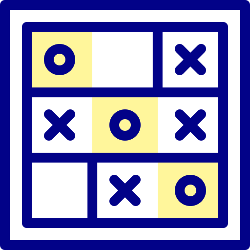 tic tac toe icono gratis