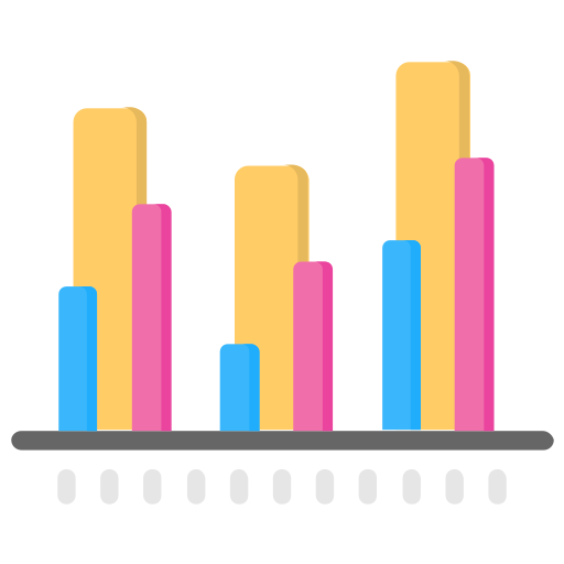 gráfico de barras icono gratis