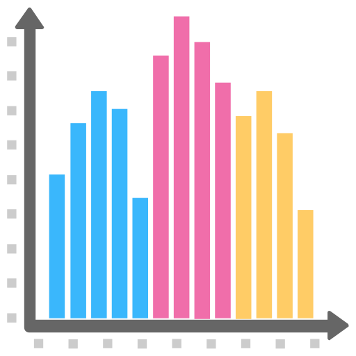 histograma icono gratis