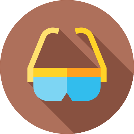 lentes de seguridad icono gratis