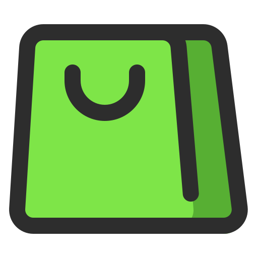 bolsa de compras grátis ícone
