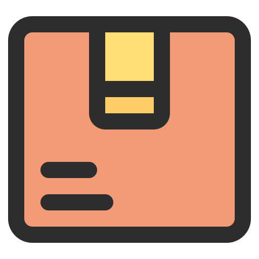 caja de entrega icono gratis