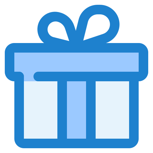 caja de regalo icono gratis