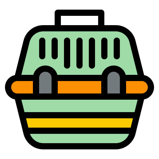 Cat carrier free icon