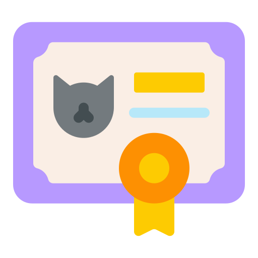 certificado icono gratis