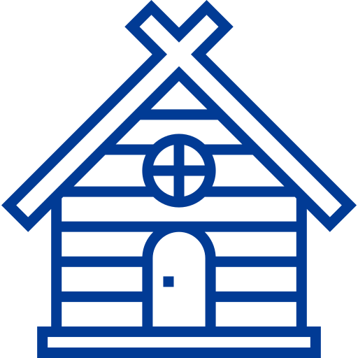 bungalow icono gratis