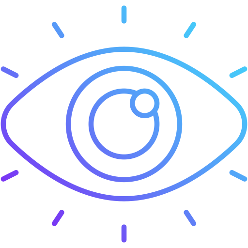 visión icono gratis