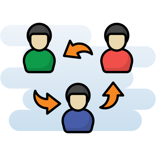 colaboración icono gratis