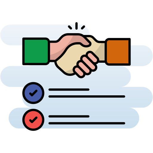 reunión de negocios icono gratis