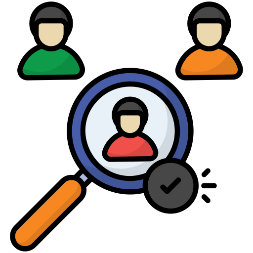 reclutamiento icono gratis