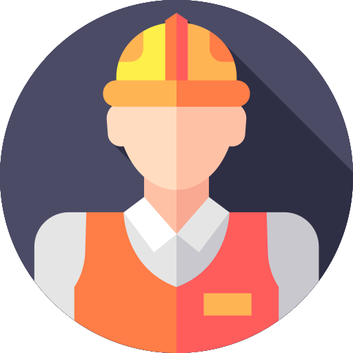 Foreman Flat Circular Flat icon