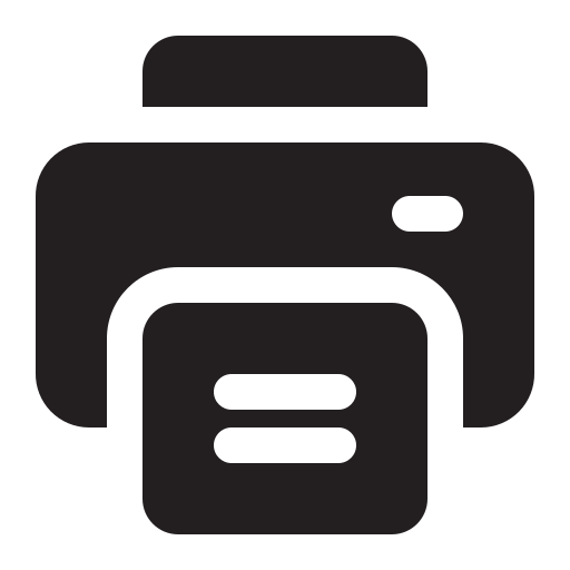 Print - Free electronics icons