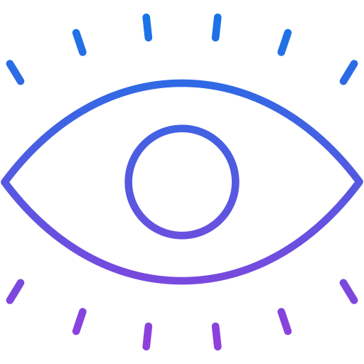 visión icono gratis