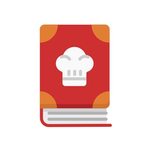 Generic Flat Recipe book icon