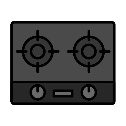 Gas stove Generic Outline Color icon