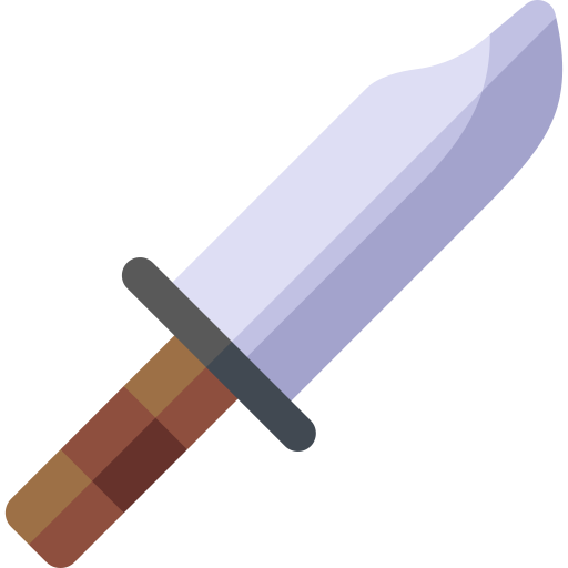 Knife Basic Rounded Flat icon