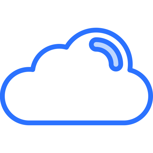 Cloud Generic Blue icon