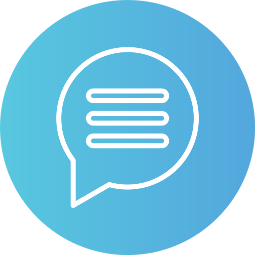 Chat Generic Flat Gradient icon