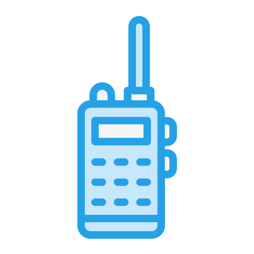 Walkie talkie Generic Blue icon