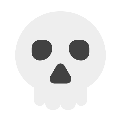 dibujos animados de calavera icono gratis