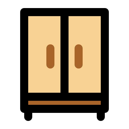 Cupboard Generic Outline Color icon