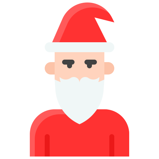 papá noel icono gratis