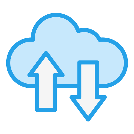 transferencia de datos icono gratis