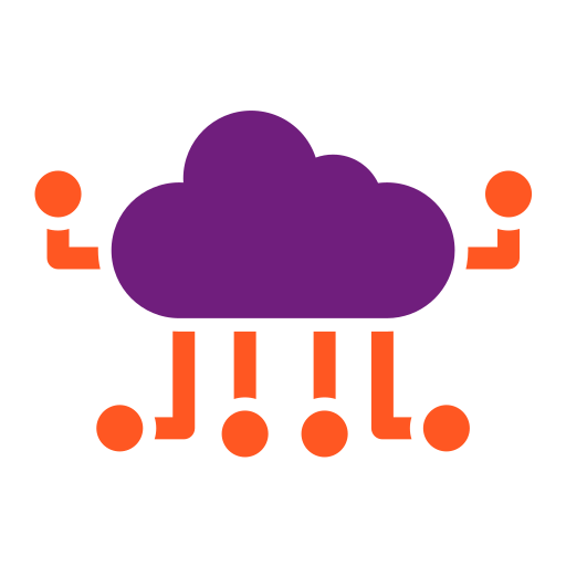 computación en la nube icono gratis
