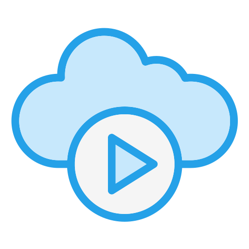 Video player Generic Blue icon