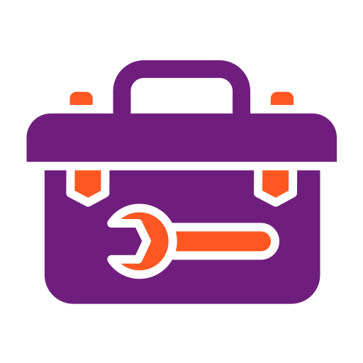 Purple tool box icon - Free purple tool box icons