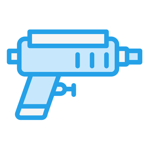 pistola de juguete icono gratis