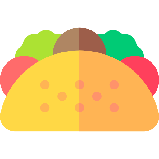 Taco Basic Rounded Flat icon