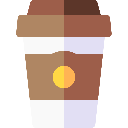 Coffee cup Basic Rounded Flat icon