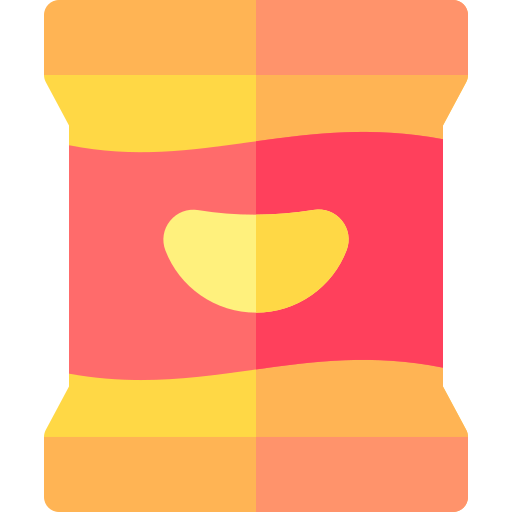 Potato chips Basic Rounded Flat icon