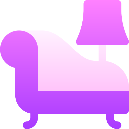 chaise longue icono gratis