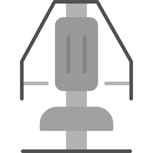 prensa de pecho icono gratis