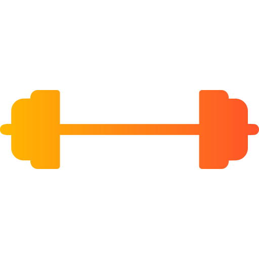 Barbell free icon