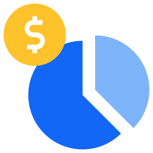 gráfico circular icono gratis