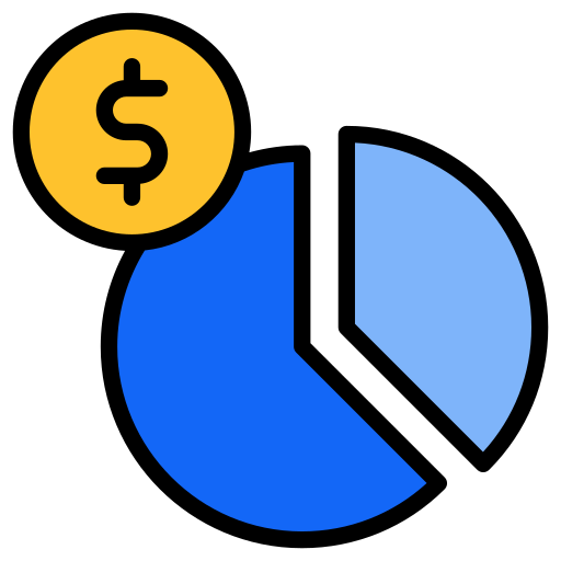 gráfico circular icono gratis