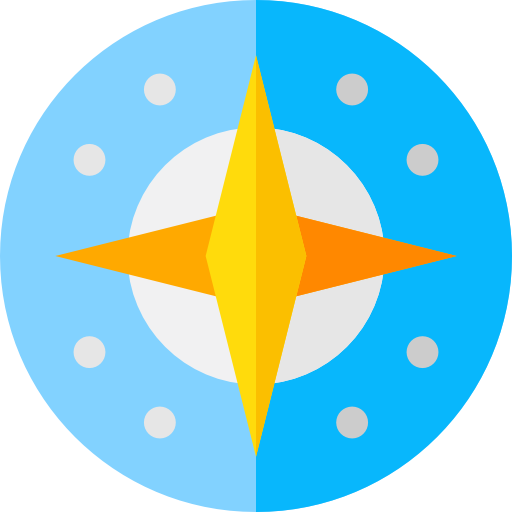 Compass Basic Straight Flat icon