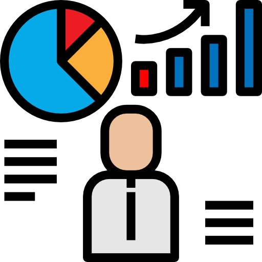 Chart Pause08 Lineal Color icon