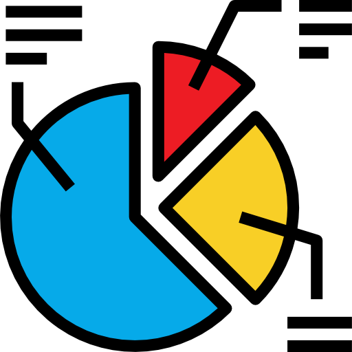 gráfico circular icono gratis