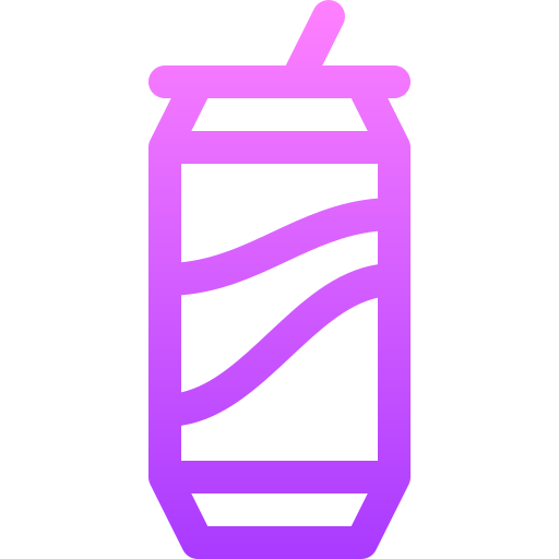 Soda Can Basic Gradient Lineal color icon