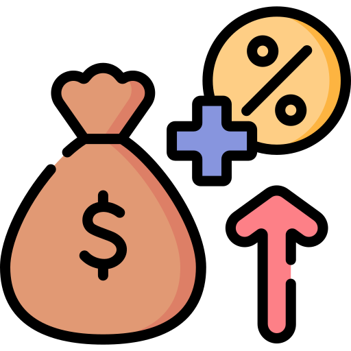 Interest rate free icon Interest rate free icon
