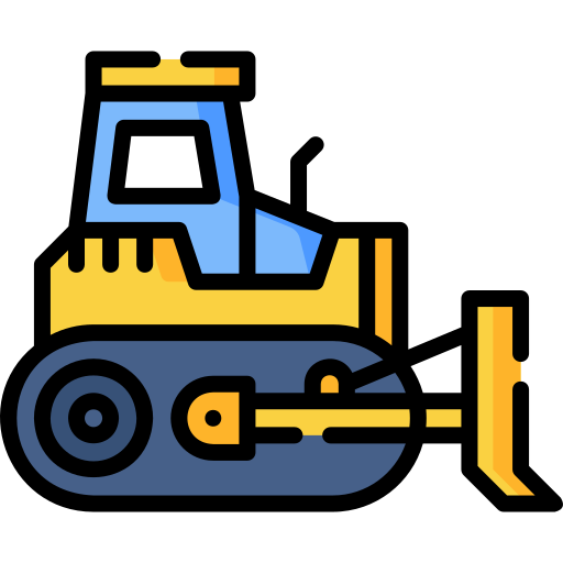 bulldozer free icon