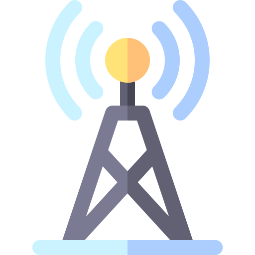 Satellite Basic Rounded Flat icon