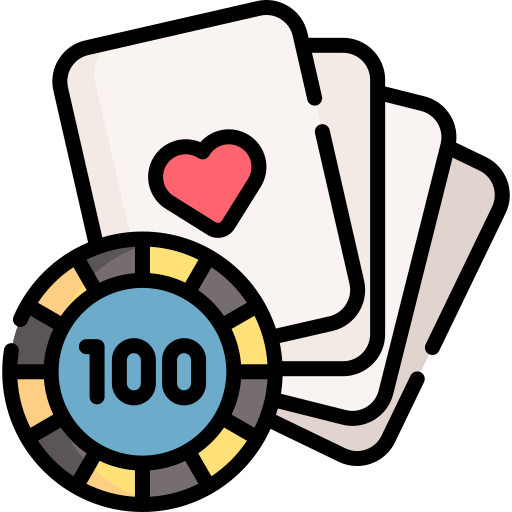 Texas holdem poker Special Lineal color icon