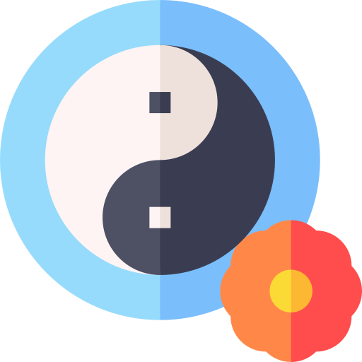 yin yang icono gratis