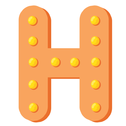 Letter h Generic Flat icon